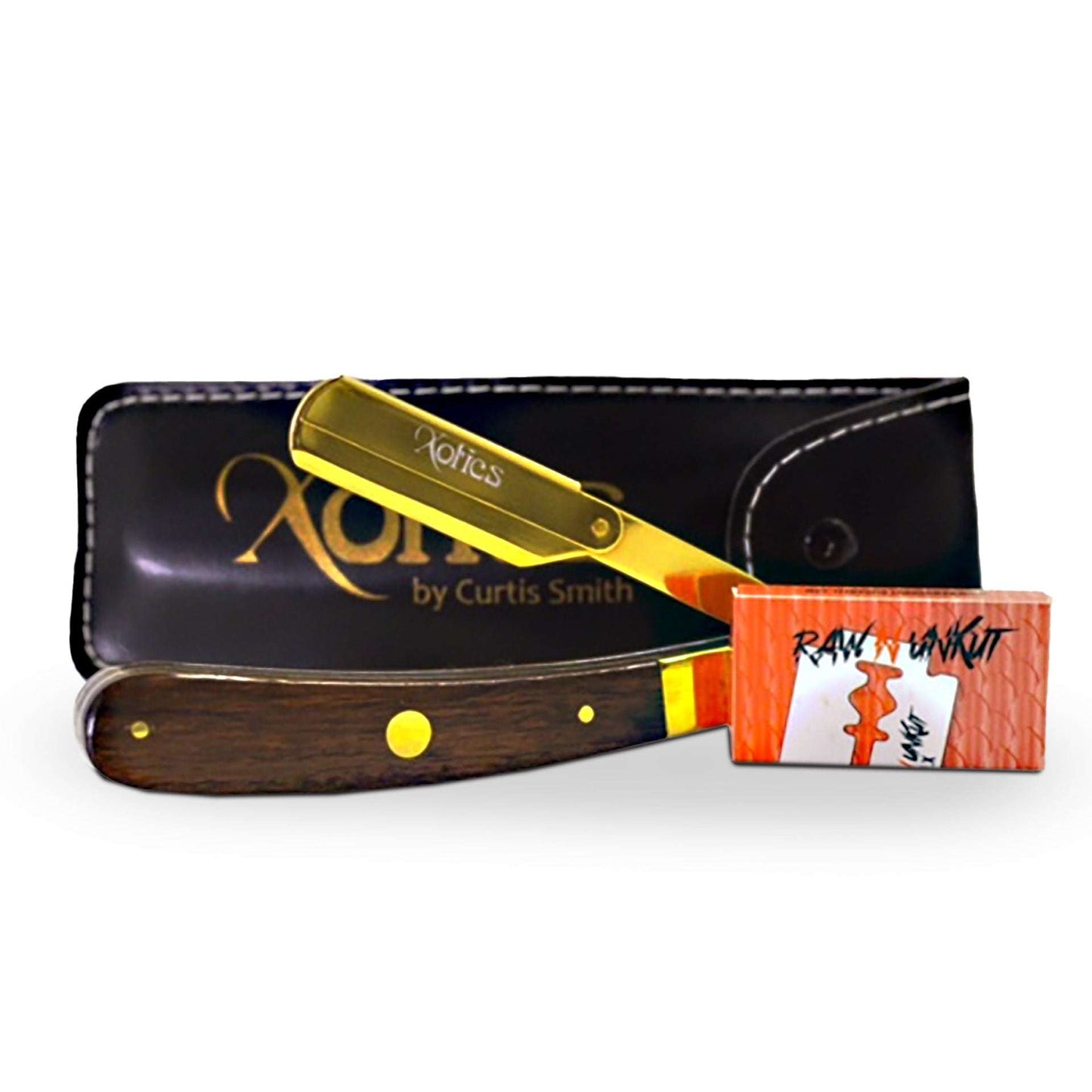 Premium Walnut Straight Razor – Classic Craftsmanship for a Superior Shave