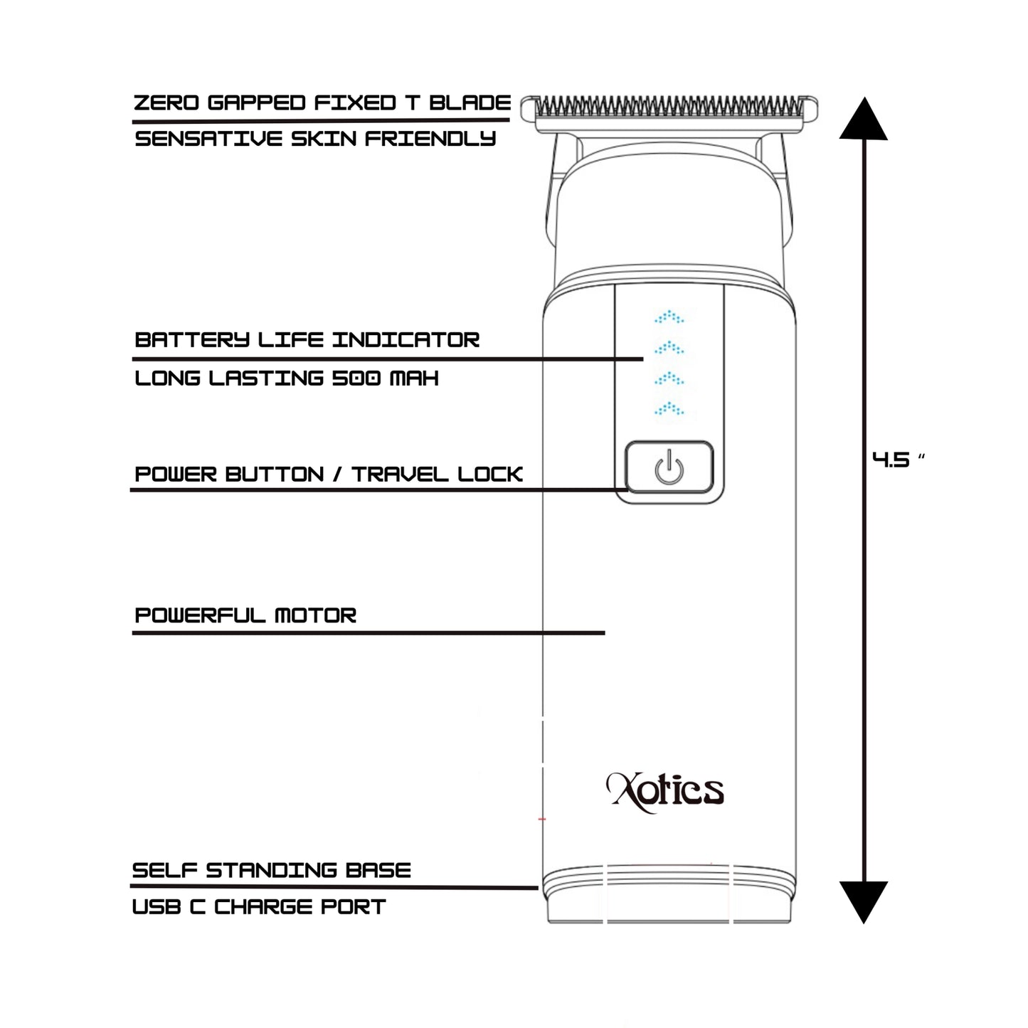 Mini Hair, Beard, and Body Trimmer