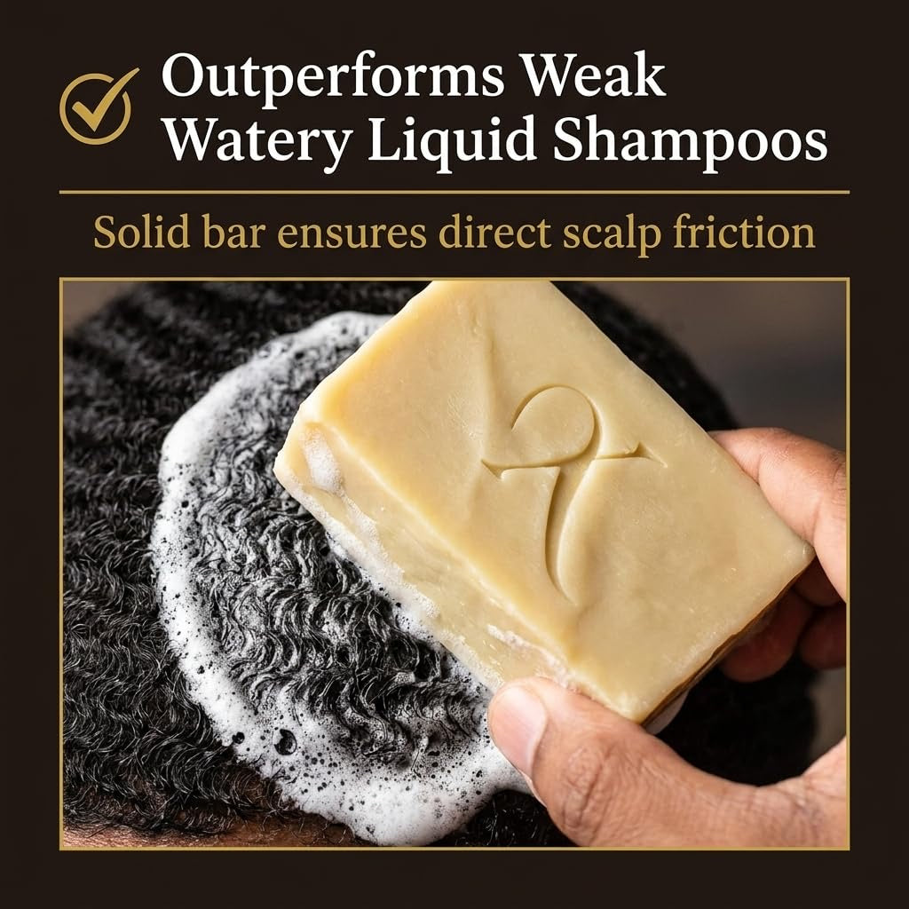 Spinners Natural Wave Soap Bar – Jamaican Castor Oil & 5 oz Bath Soap Bar