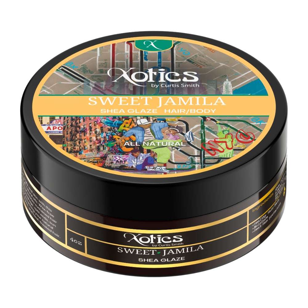 Sweet Jamila: Shea Butter Hair & Body Glaze – Xotics By Curtis Smith