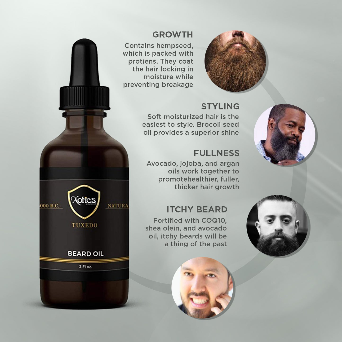 Natural Beard Growth Oil – Best Beard Growth Product by Xotics