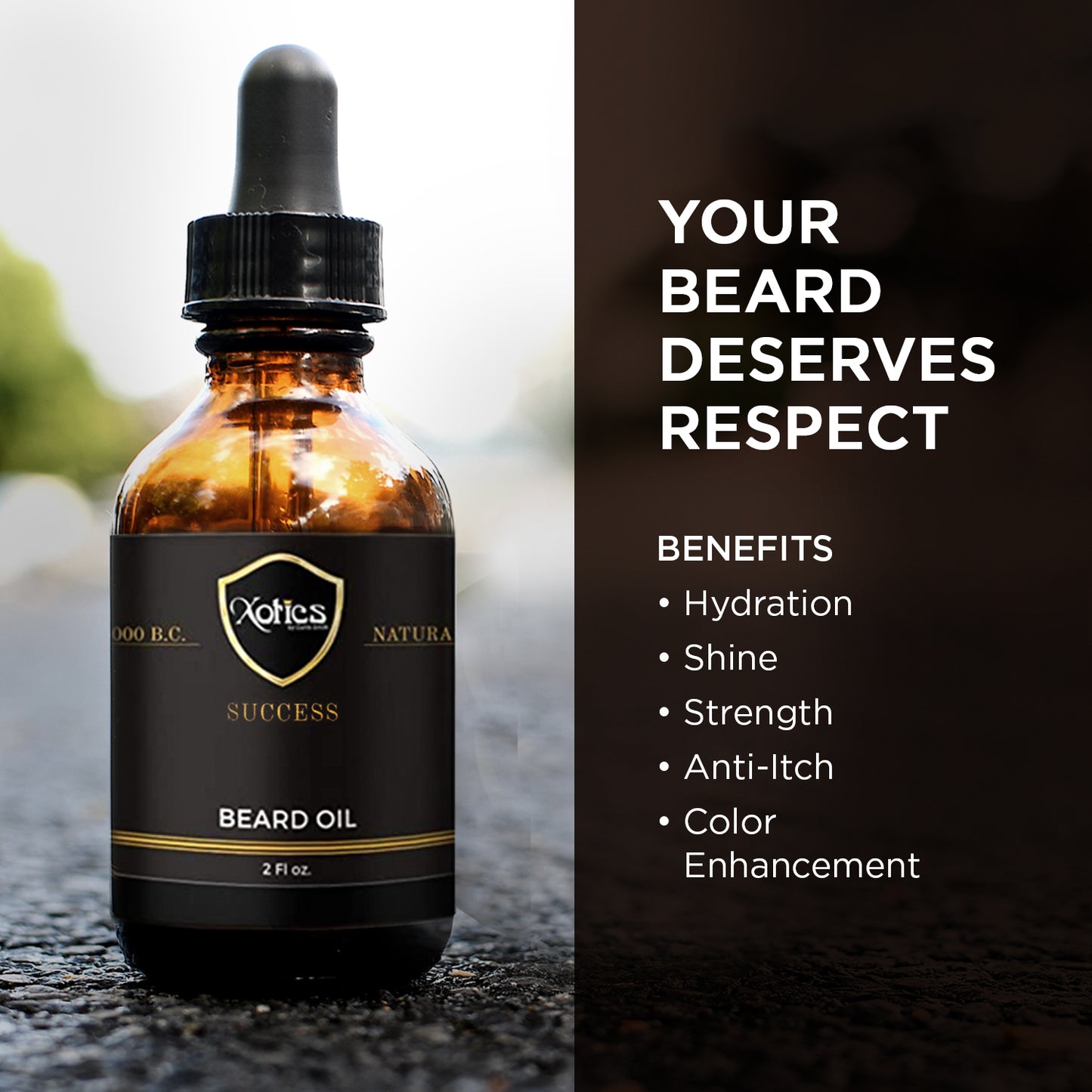 Natural Beard Growth Oil – Best Beard Growth Product by Xotics